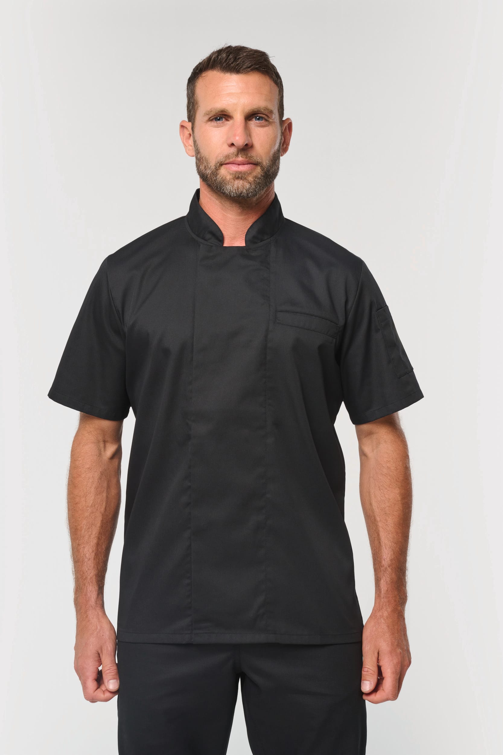 WK. Designed To Work WK501 - Unisex Breathable Short Sleeve Cooking Jacket