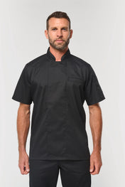 WK. Designed To Work WK501 - Unisex Breathable Short Sleeve Cooking Jacket