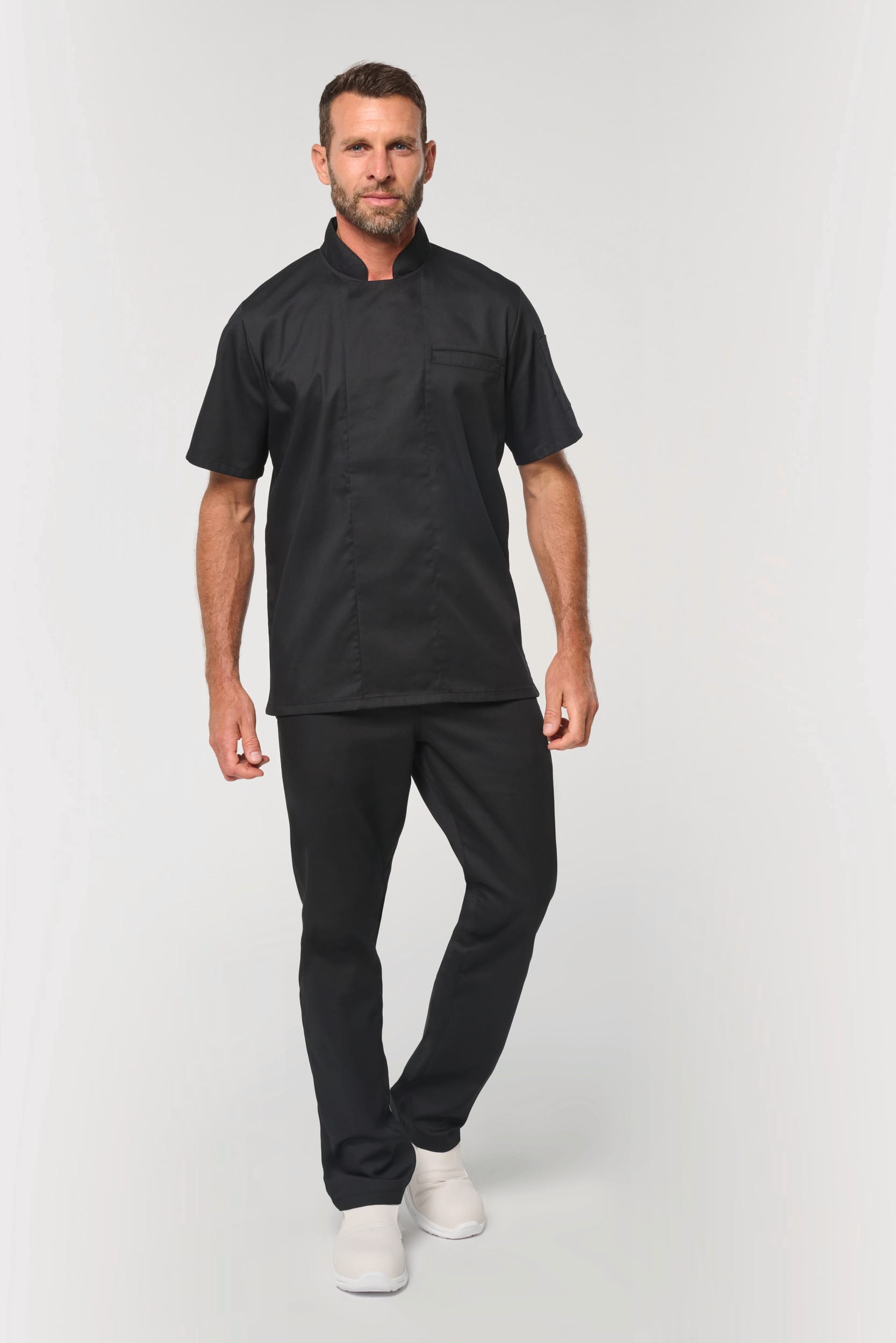 WK. Designed To Work WK501 - Unisex Breathable Short Sleeve Cooking Jacket