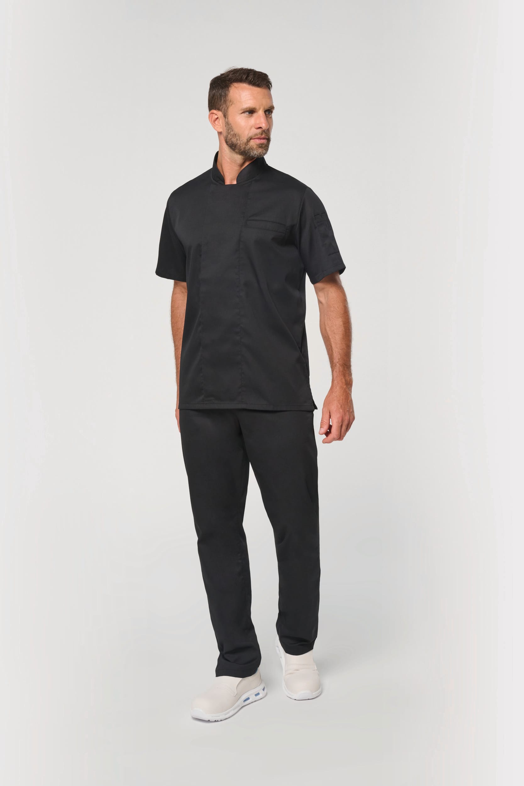 WK. Designed To Work WK501 - Unisex Breathable Short Sleeve Cooking Jacket