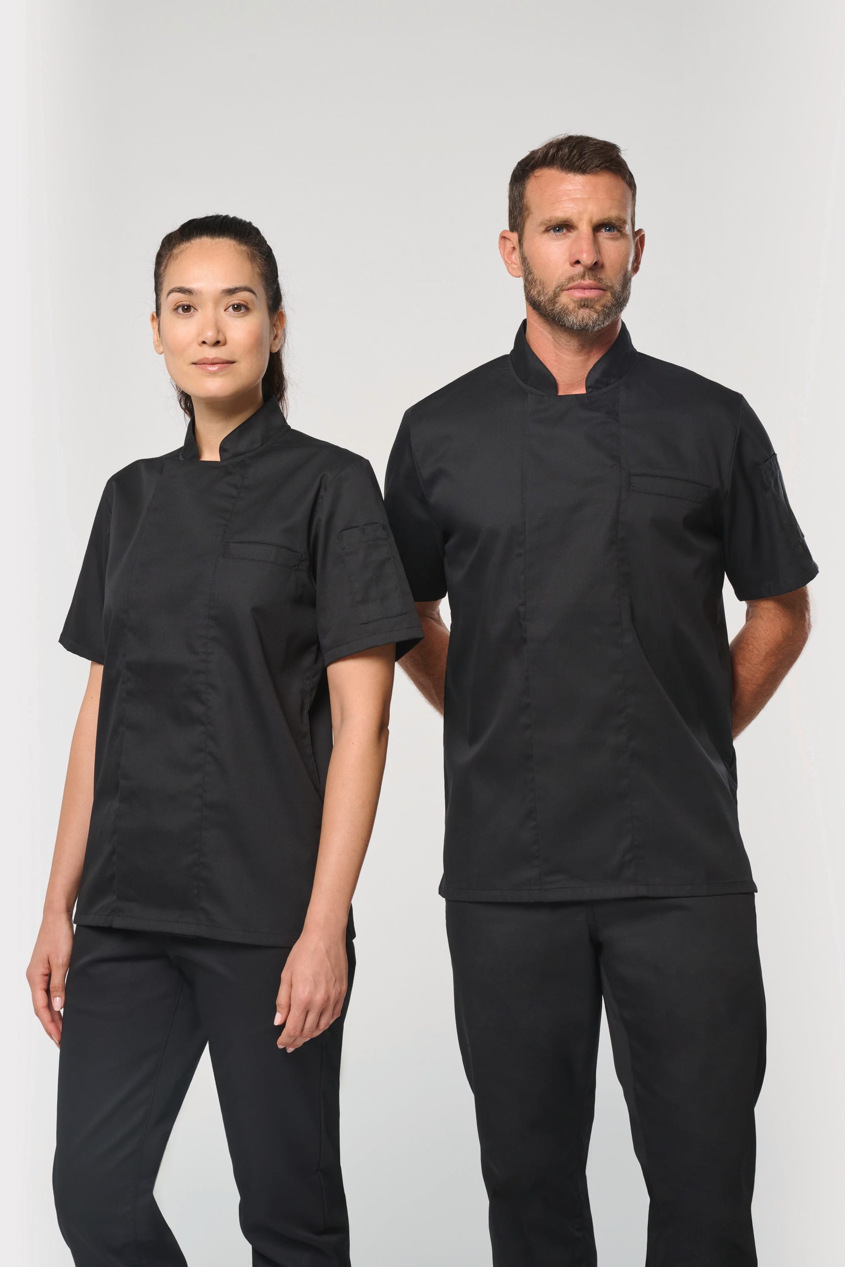 WK. Designed To Work WK501 - Unisex Breathable Short Sleeve Cooking Jacket