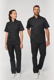 WK. Designed To Work WK501 - Unisex Breathable Short Sleeve Cooking Jacket