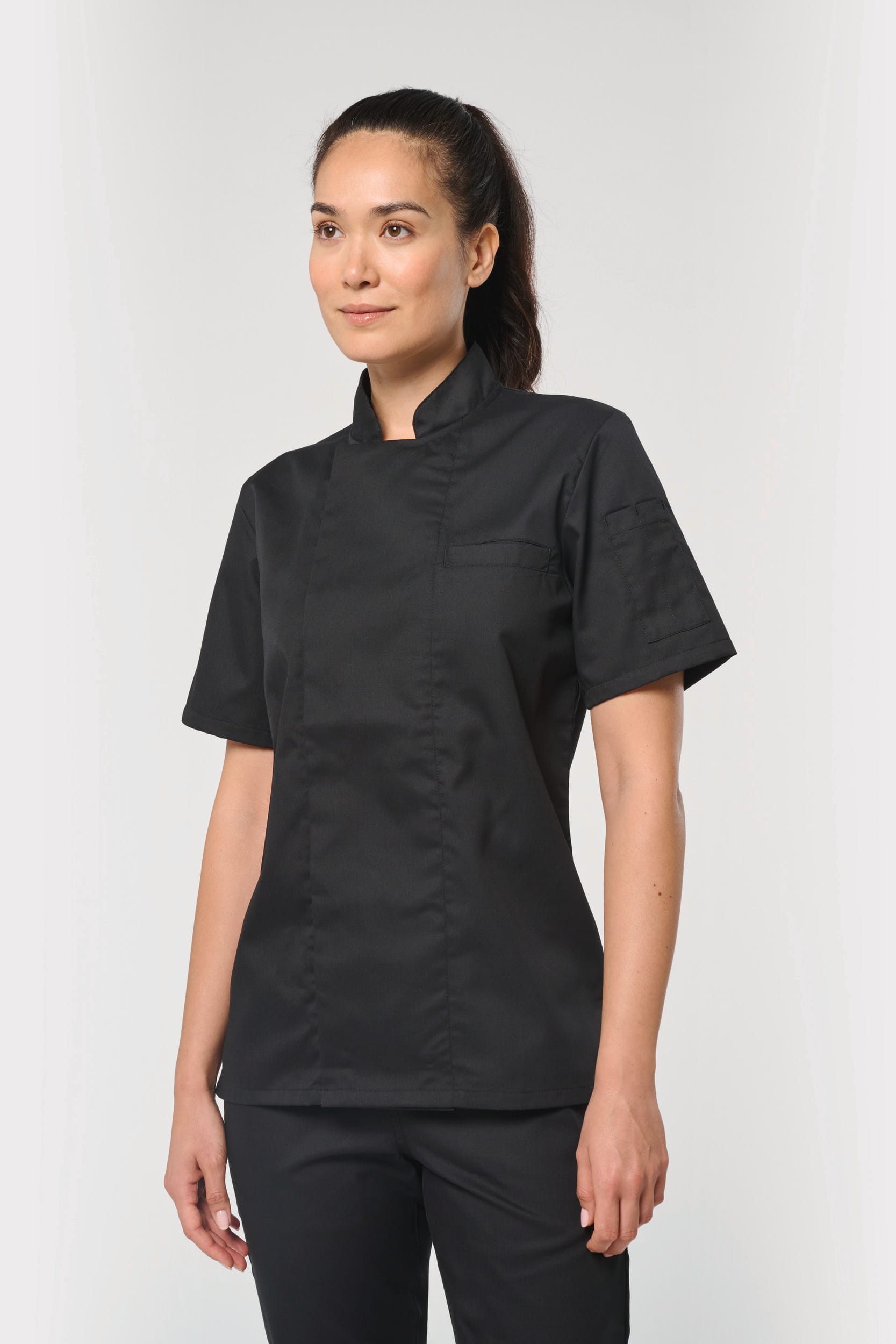 WK. Designed To Work WK501 - Unisex Breathable Short Sleeve Cooking Jacket