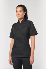 WK. Designed To Work WK501 - Unisex Breathable Short Sleeve Cooking Jacket