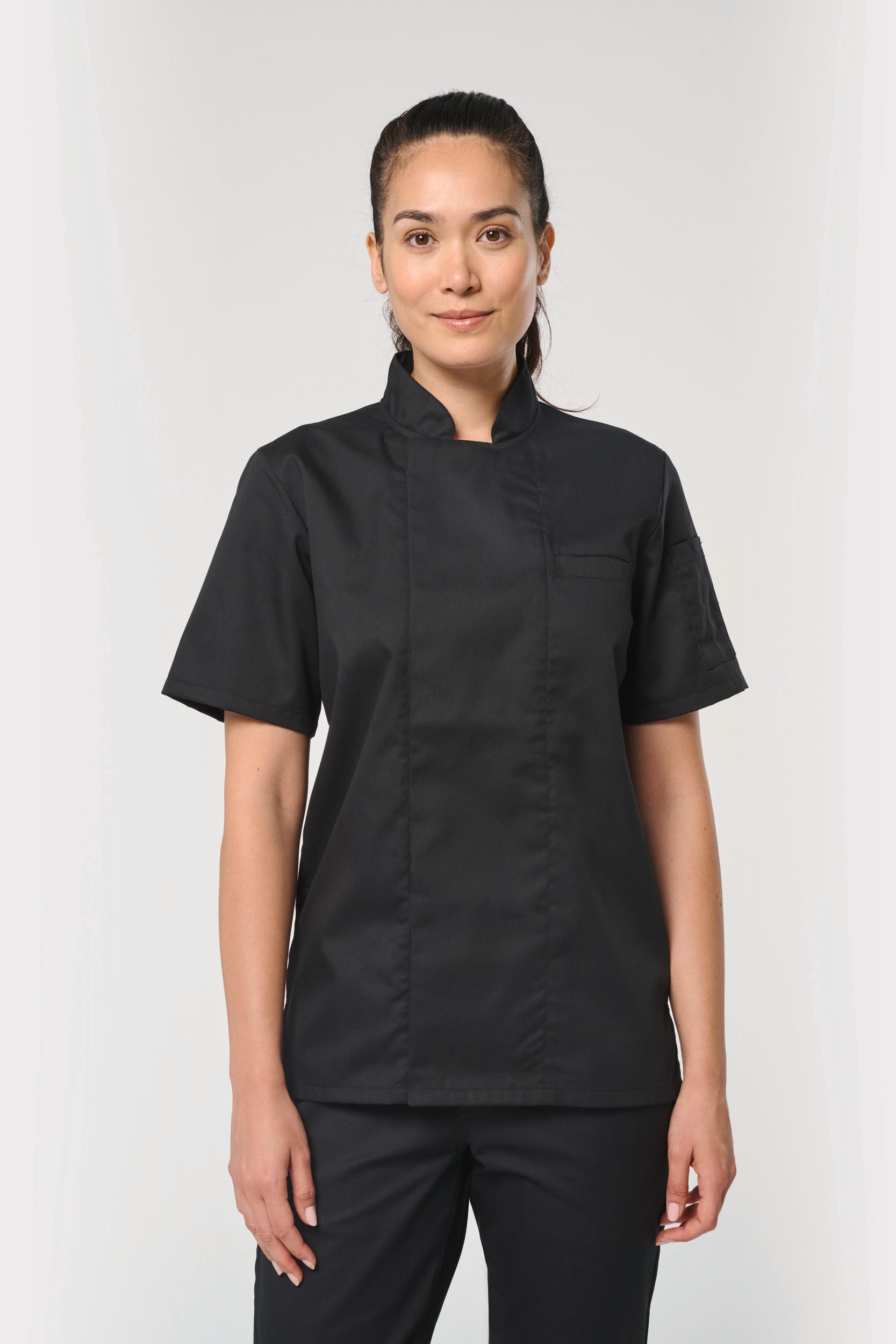 WK. Designed To Work WK501 - Unisex Breathable Short Sleeve Cooking Jacket