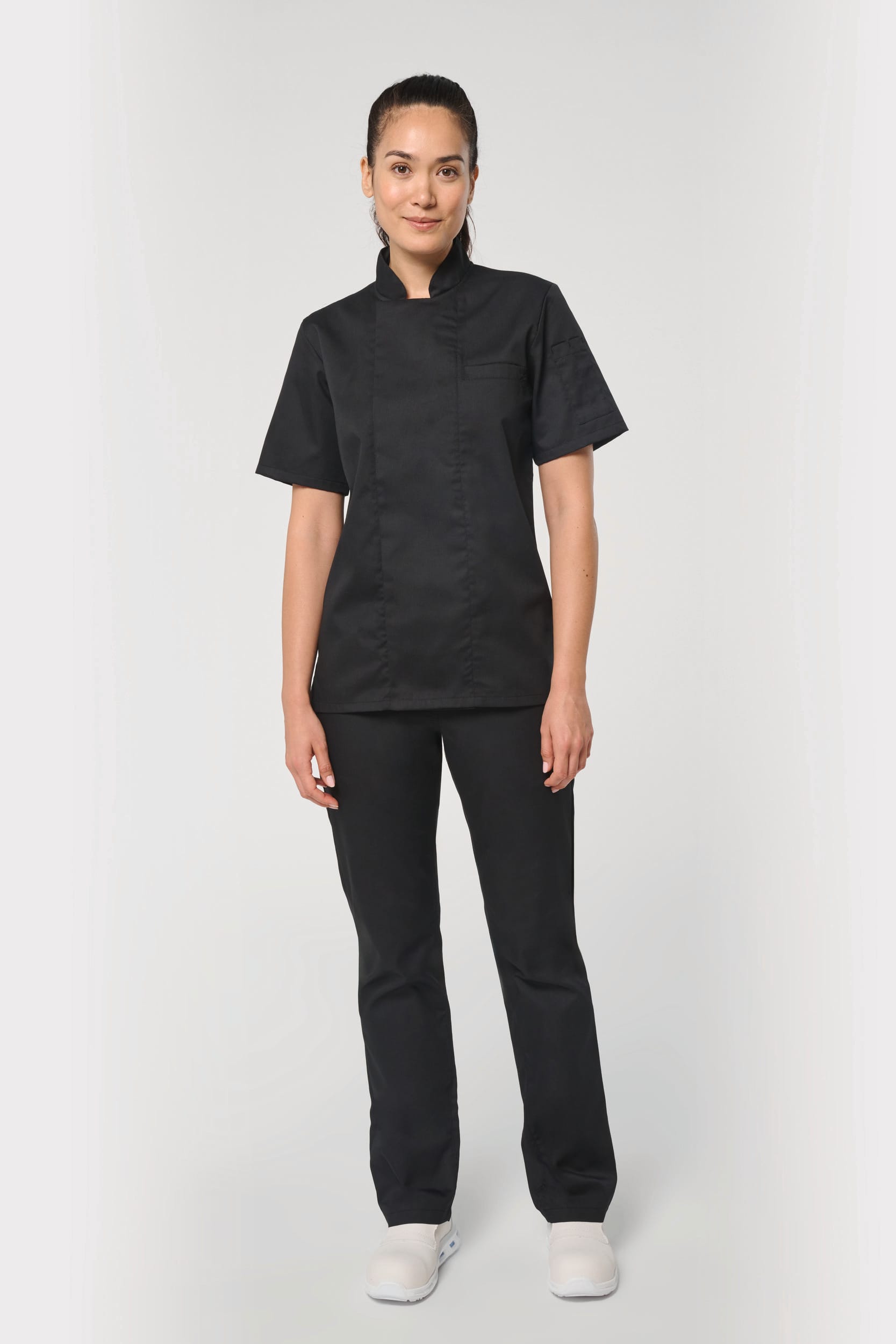 WK. Designed To Work WK501 - Unisex Breathable Short Sleeve Cooking Jacket