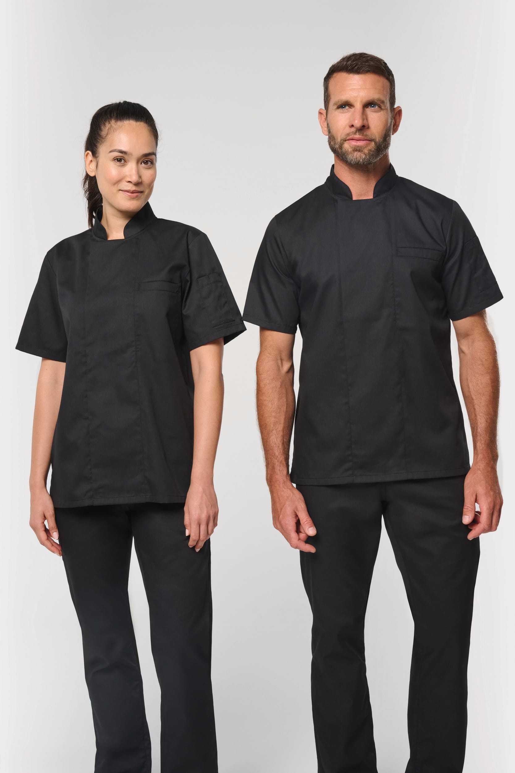 WK. Designed To Work WK500 - Unisex Classic Short Sleeve Cooking Jacket