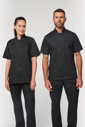 WK. Designed To Work WK500 - Unisex Classic Short Sleeve Cooking Jacket