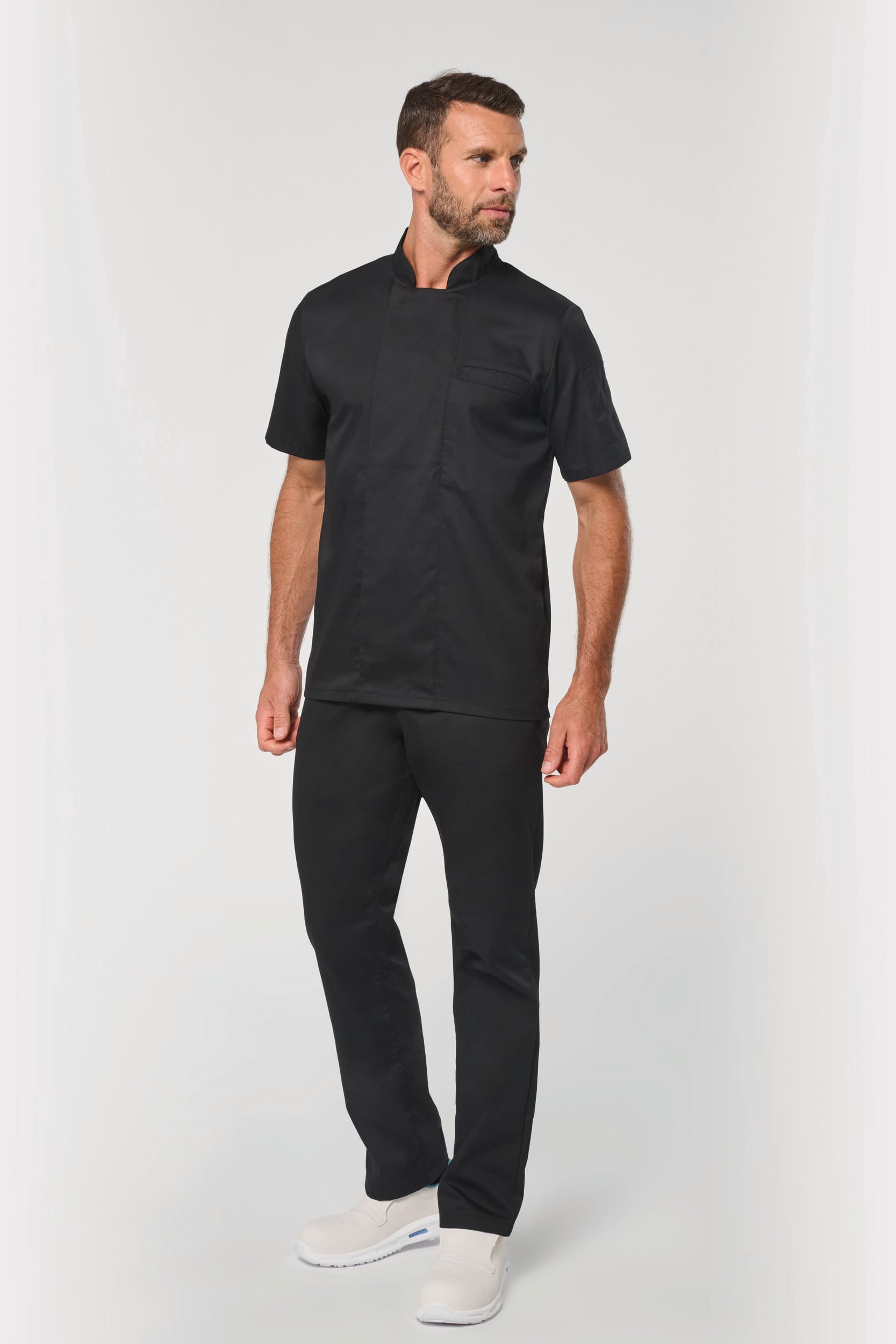 WK. Designed To Work WK500 - Unisex Classic Short Sleeve Cooking Jacket