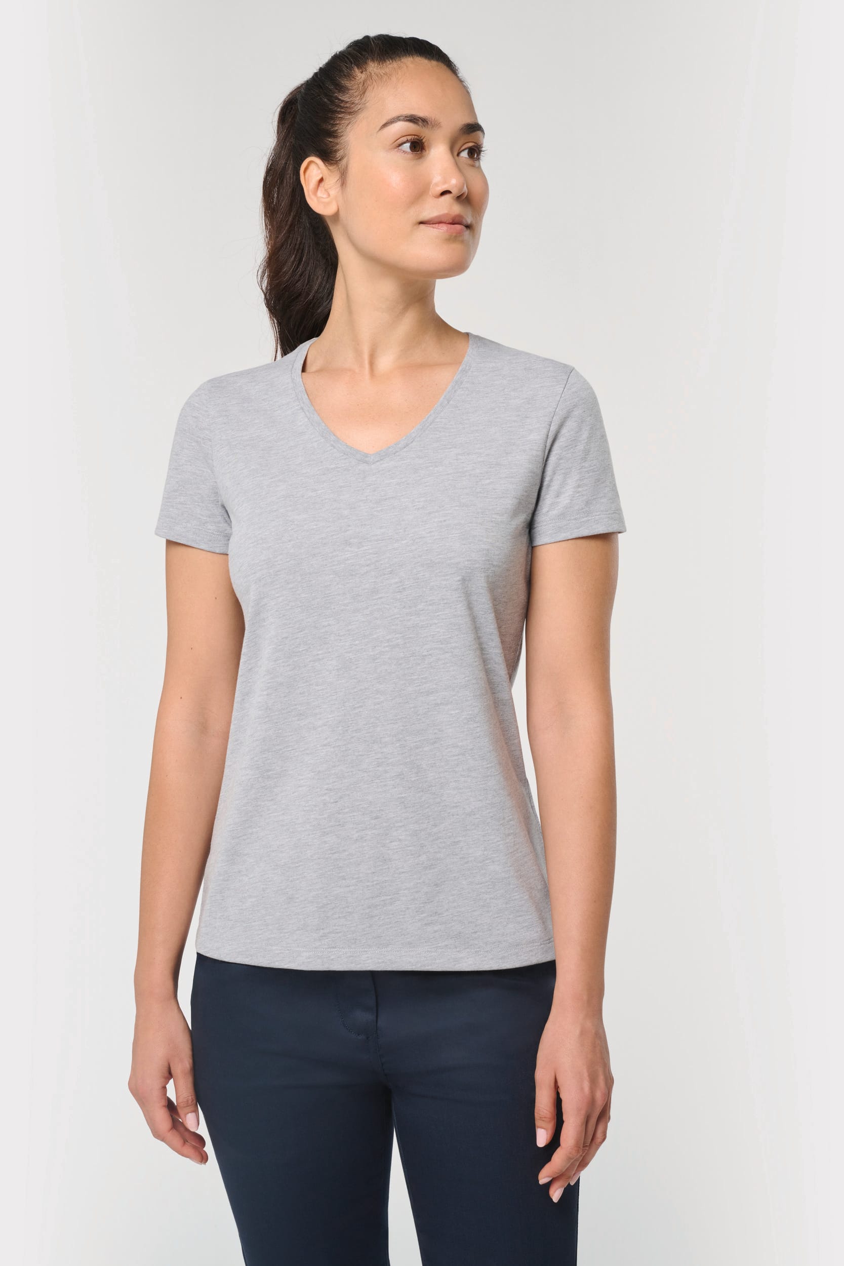 Ladies' Antibacterial V-Neck T-Shirt | WK317