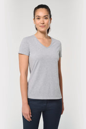Ladies' Antibacterial V-Neck T-Shirt | WK317