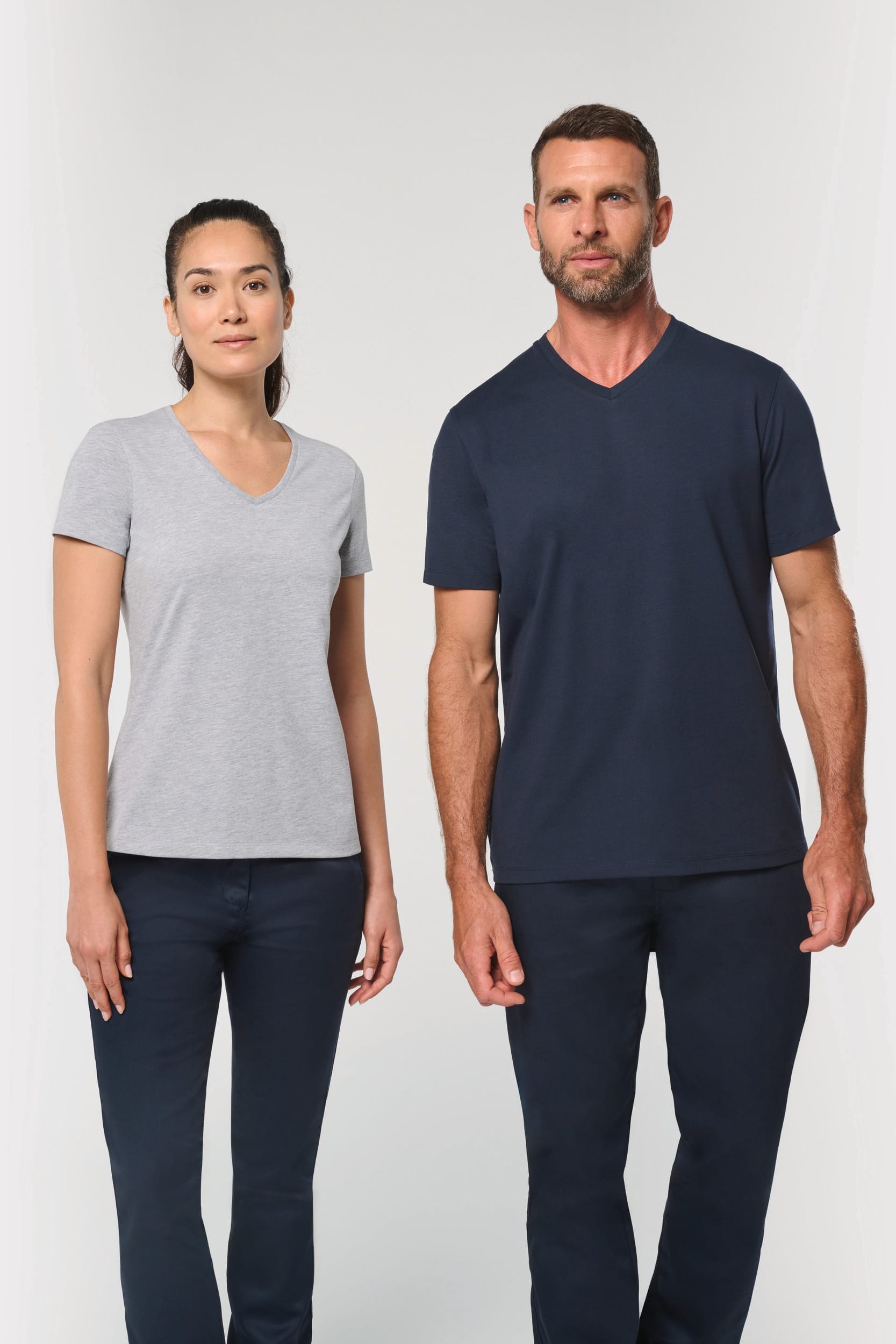 Men's Antibacterial V-Neck T-Shirt | WK316