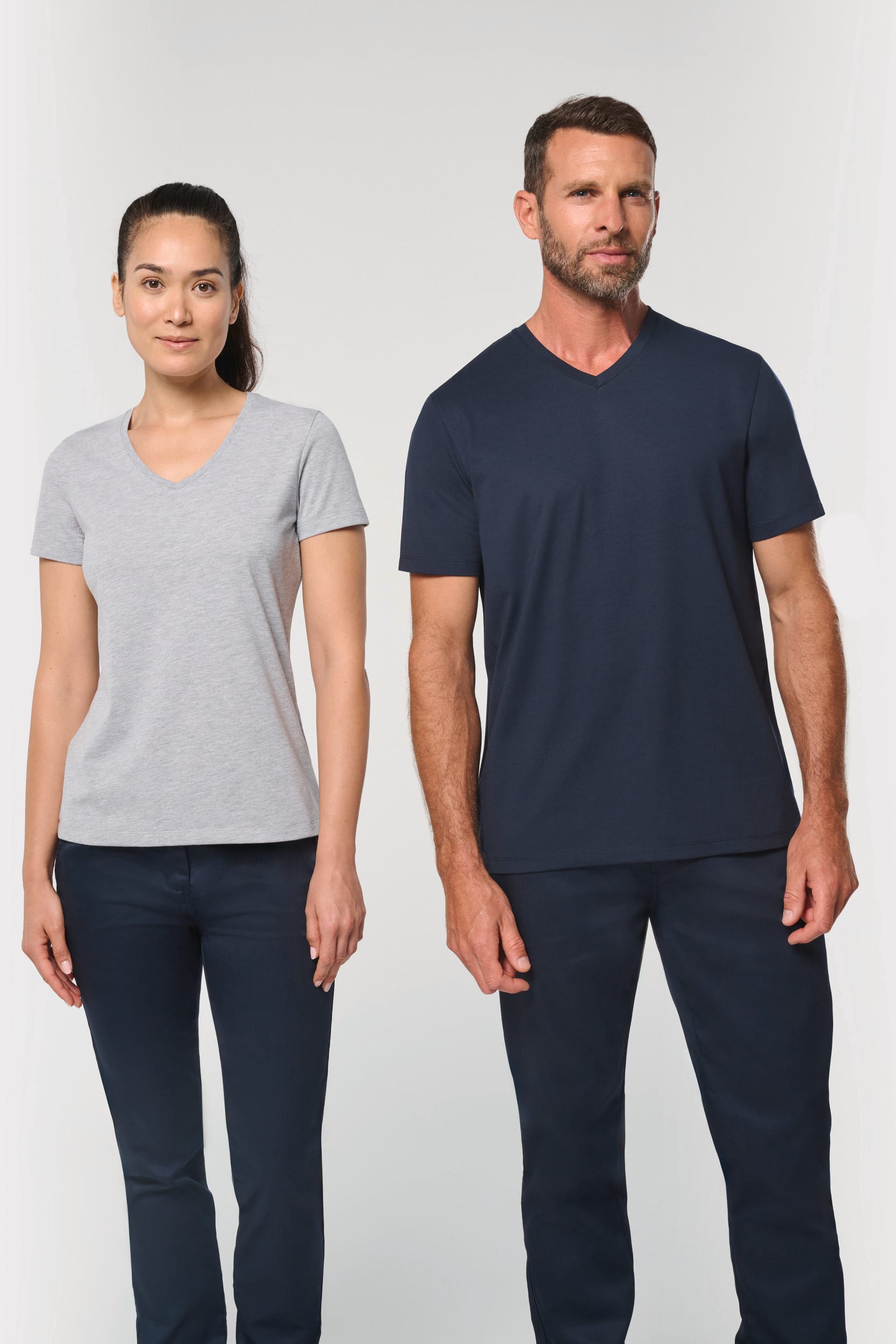 Men's Antibacterial V-Neck T-Shirt | WK316