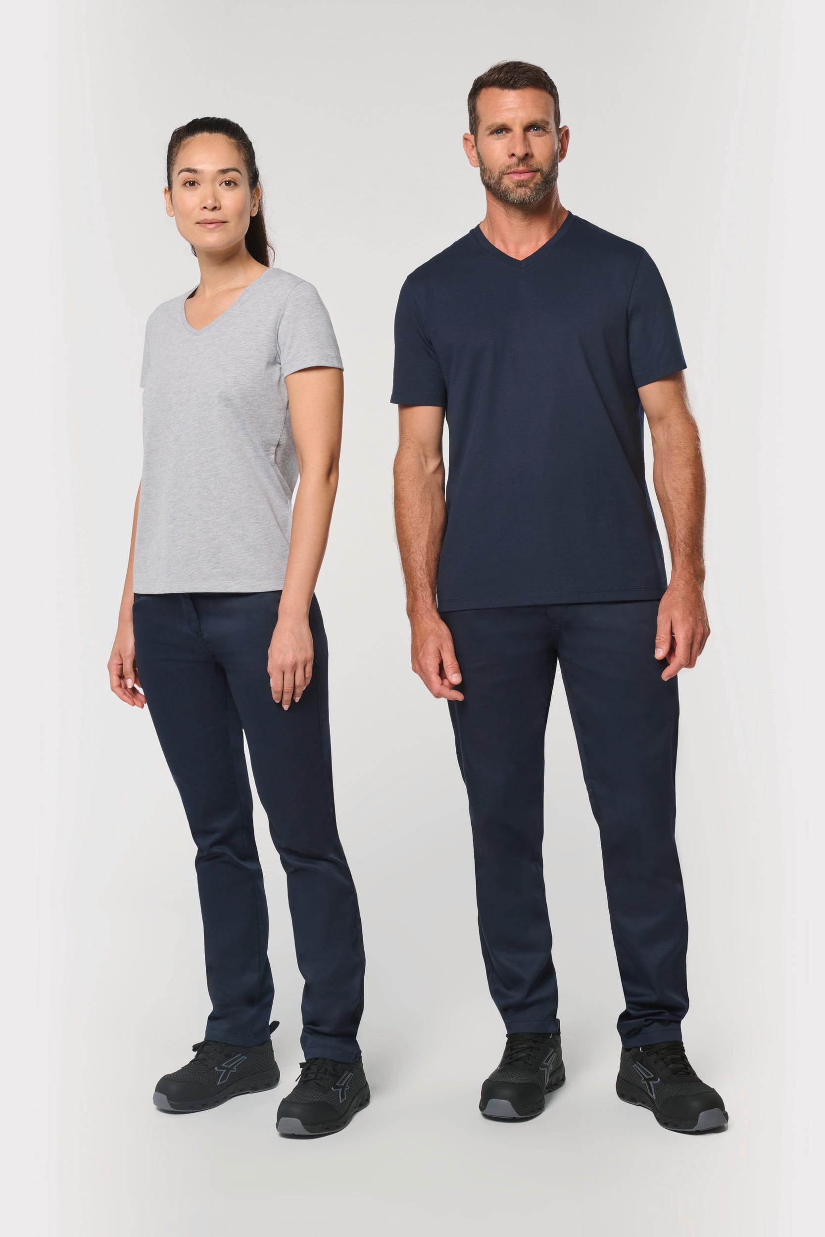 Men's Antibacterial V-Neck T-Shirt | WK316