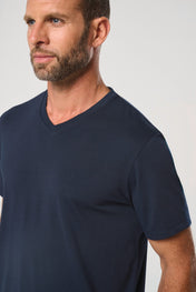 Men's Antibacterial V-Neck T-Shirt | WK316