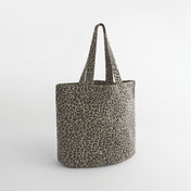 Westford Mill W335 - Leopard Print Canvas Tote Bag
