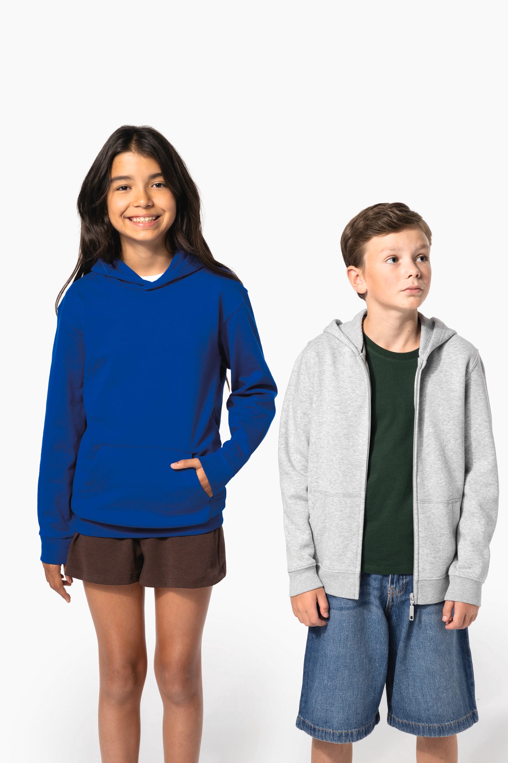 Kids' Recycled Full Zip Hoodie | K4045