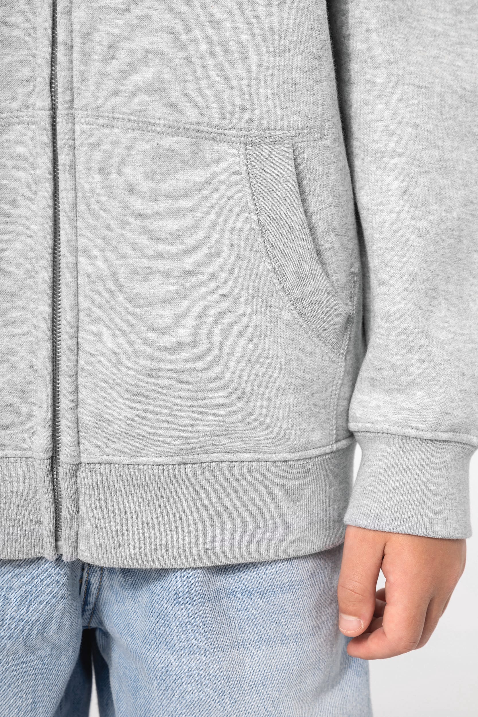 Kids' Recycled Full Zip Hoodie | K4045