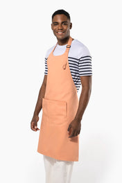 Organic Cotton Apron With Pocket - K8007