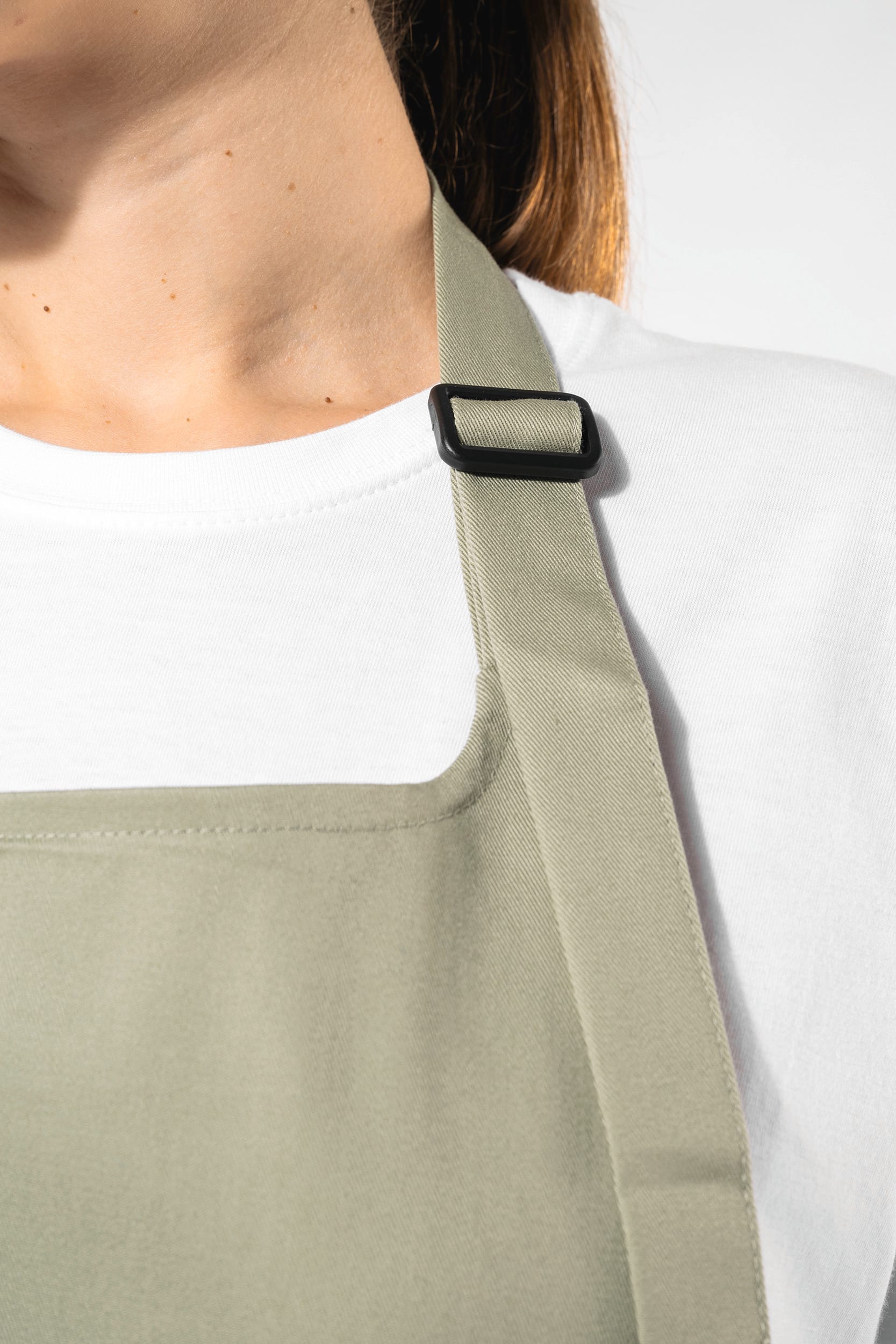 Organic Cotton Apron With Pocket - K8007