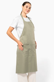 Organic Cotton Apron With Pocket - K8007
