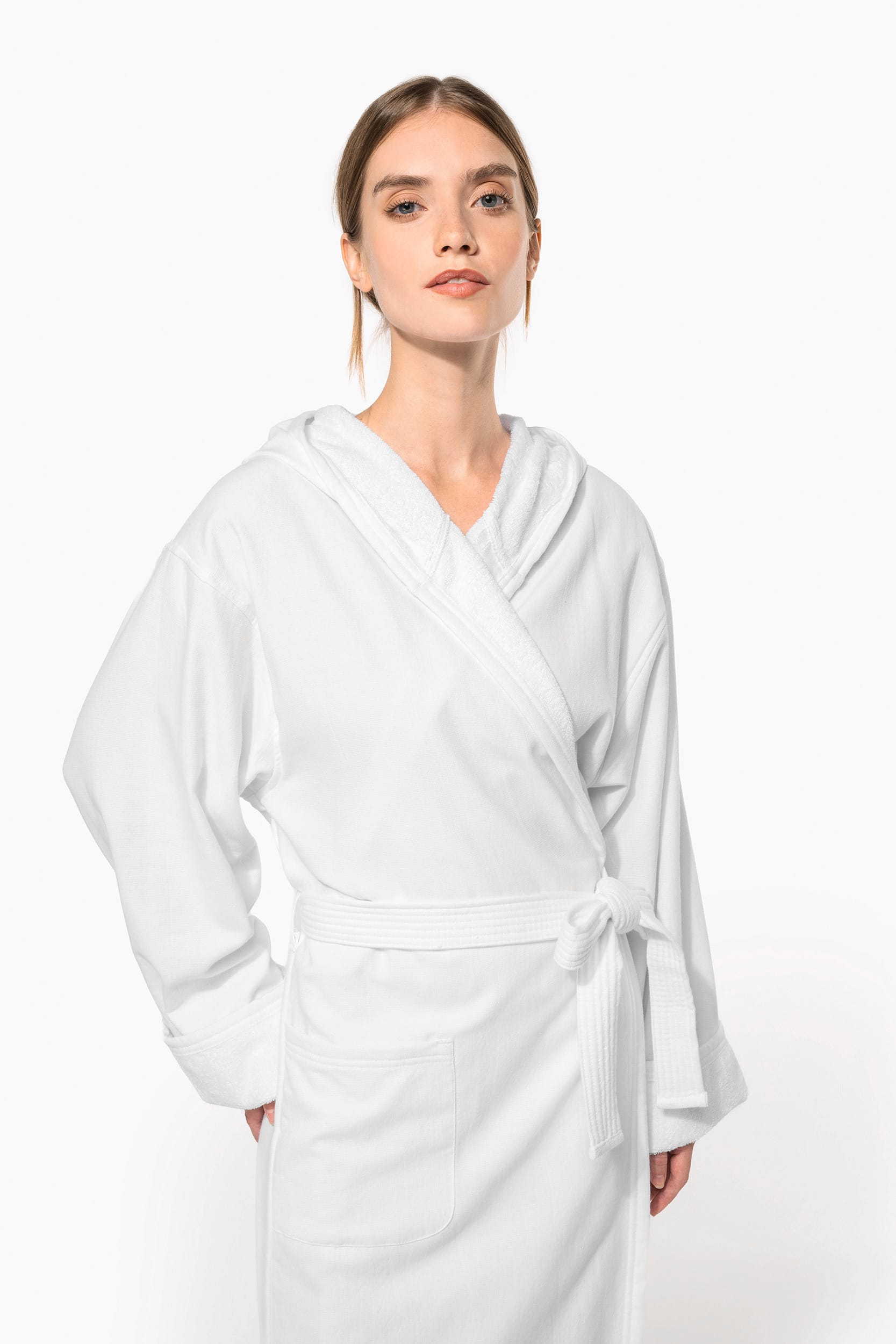 Unisex Organic Hooded Bathrobe - 270 g/m² - K140