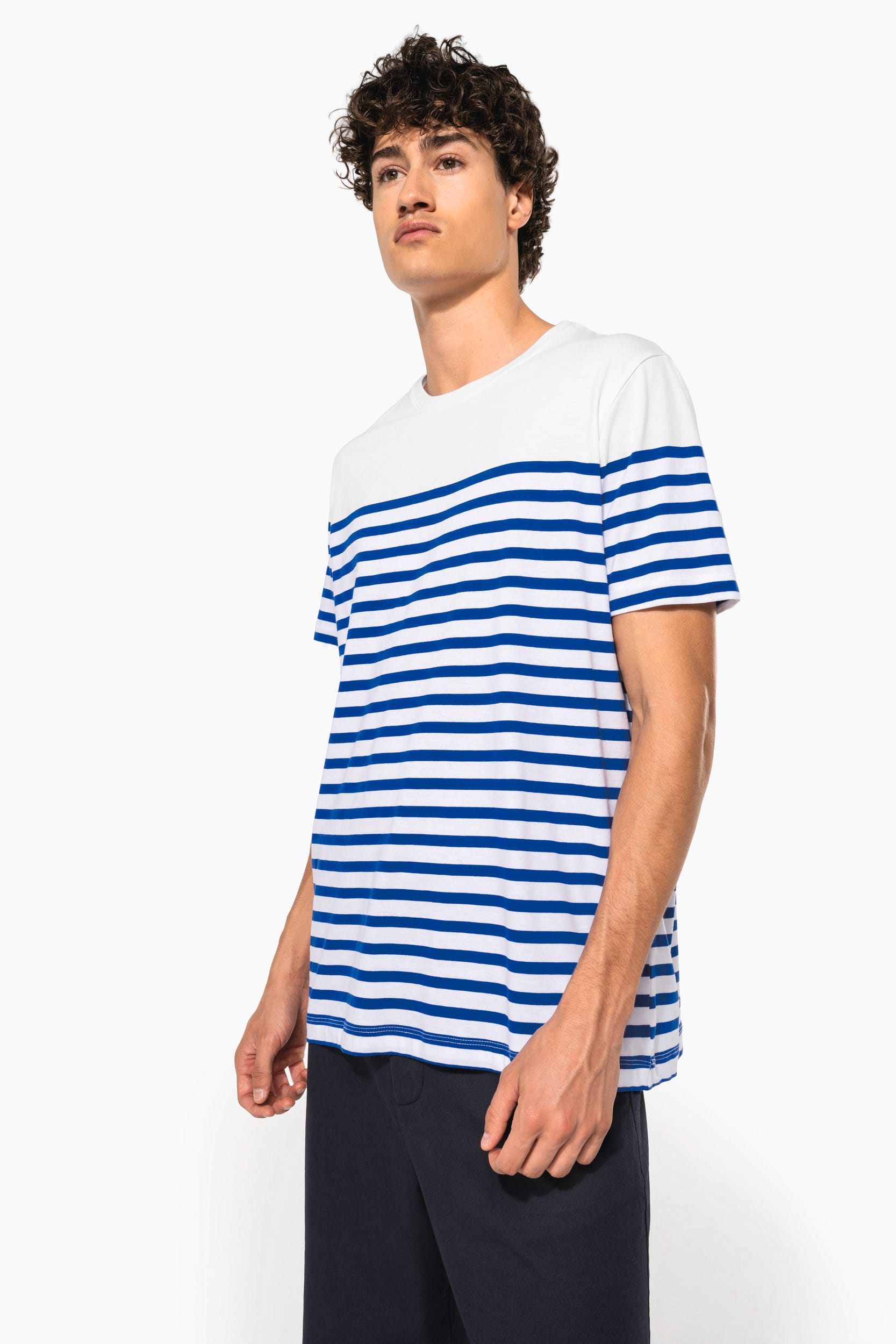 Men's Organic Crew Neck Sailor T-shirt - 160 g/m² - K3033