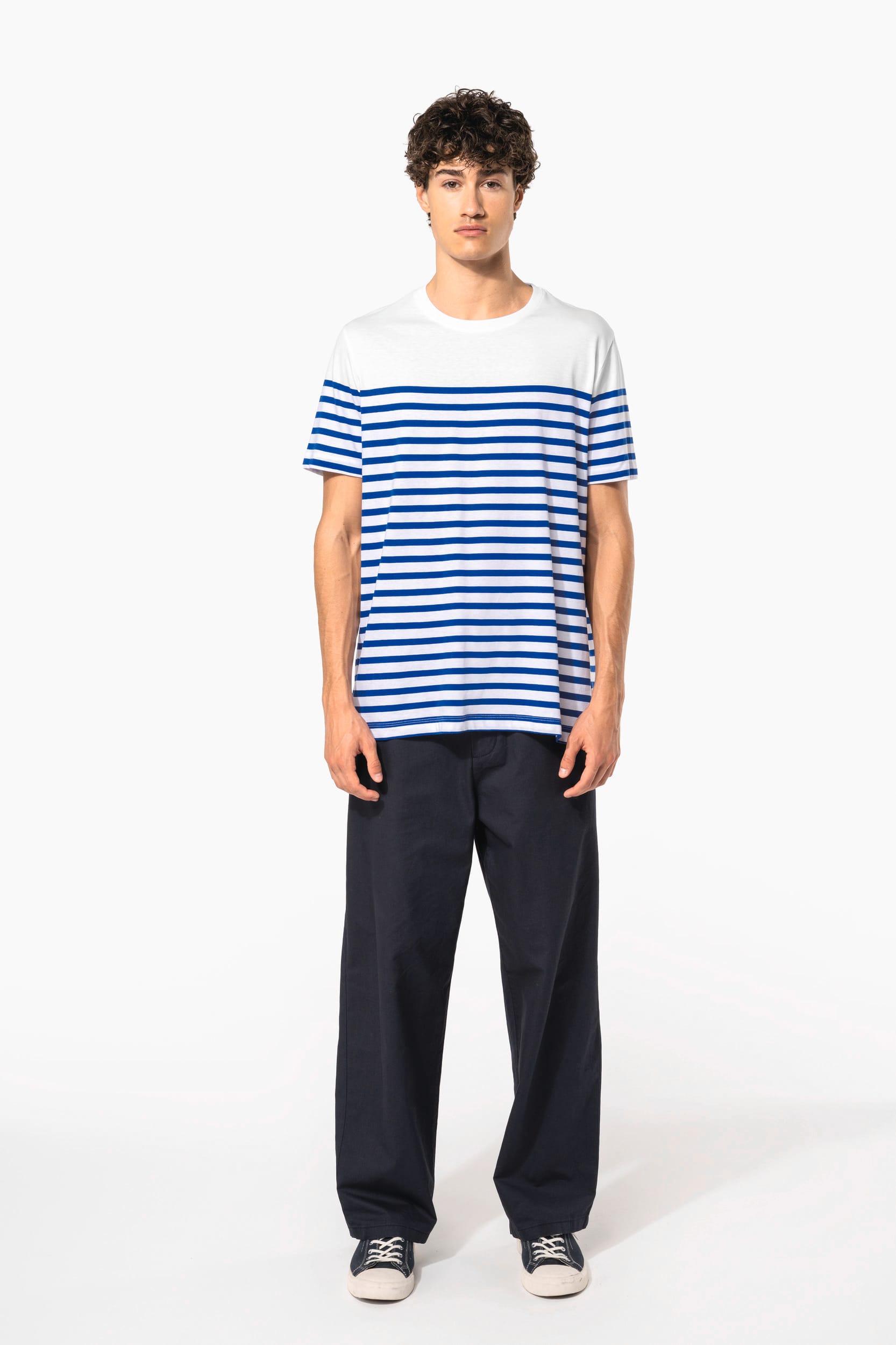 Men's Organic Crew Neck Sailor T-shirt - 160 g/m² - K3033