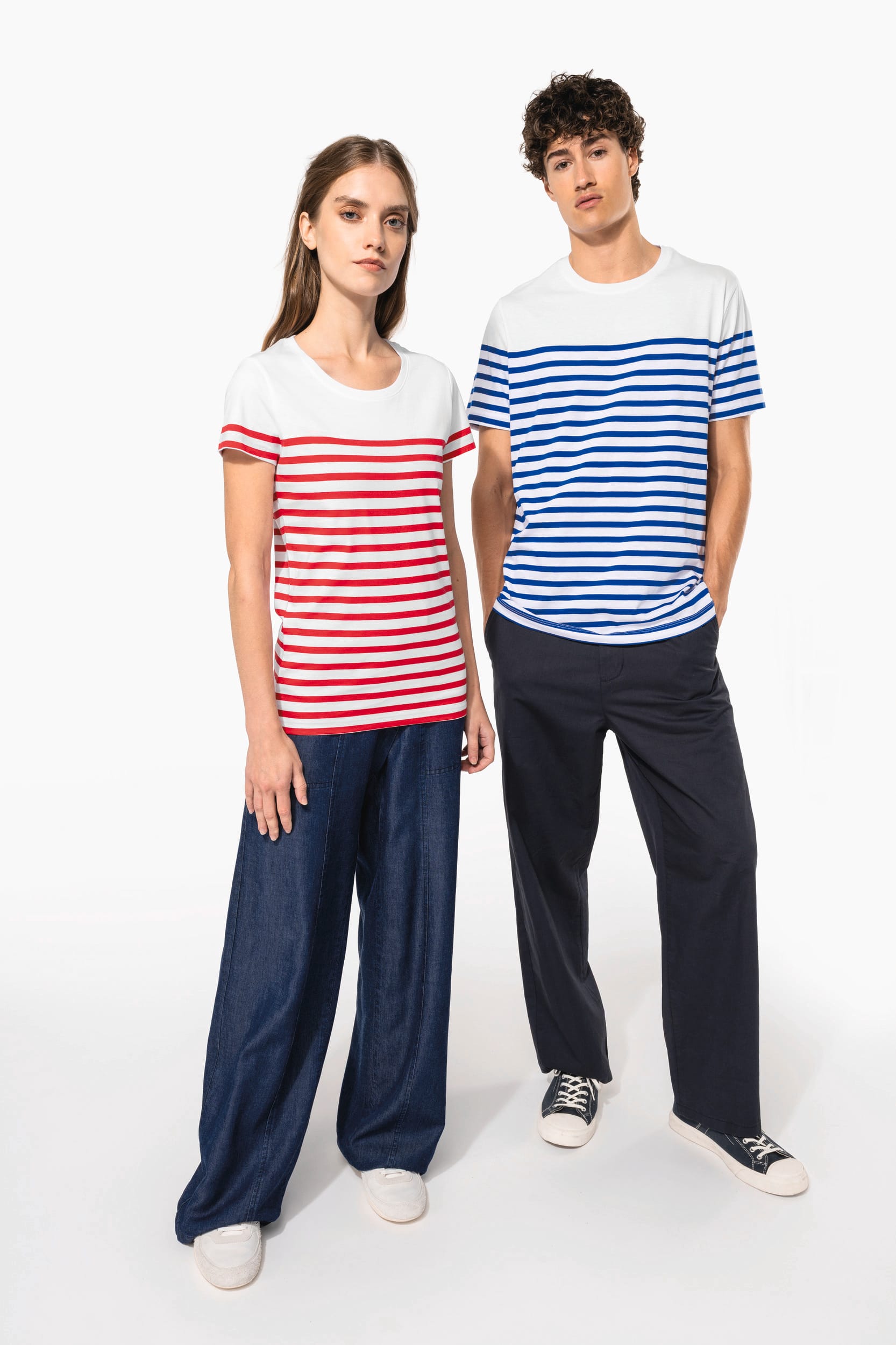 Men's Organic Crew Neck Sailor T-shirt - 160 g/m² - K3033