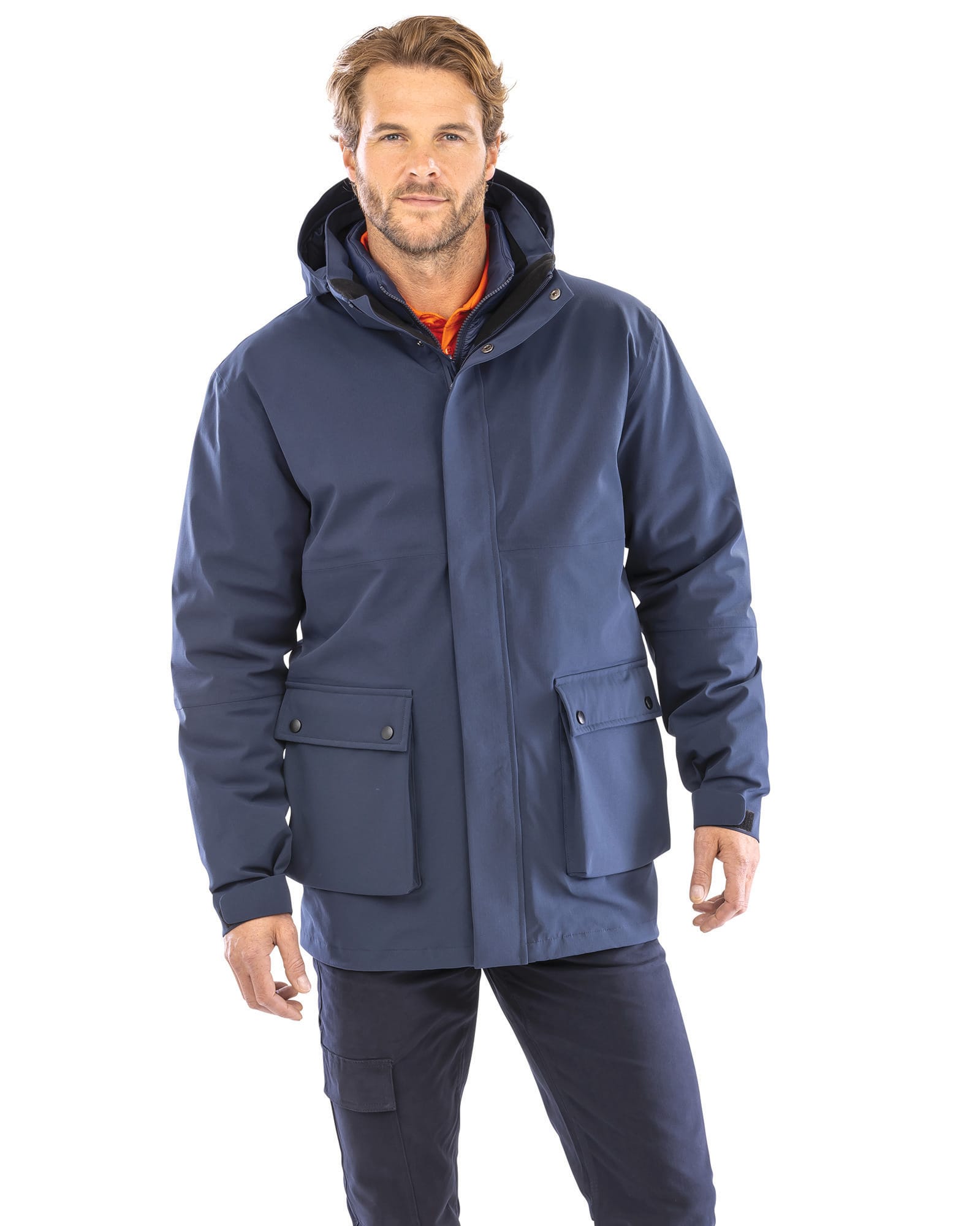 Piumino impermeabile 3-in-1 in poliestere ripstop riciclato | R920X