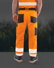 Pantalones de seguridad elásticos de alta visibilidad clase 2 en poliéster reciclado | R517X