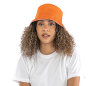Cappello da pescatore reversibile in twill di poliestere riciclato | RC985X