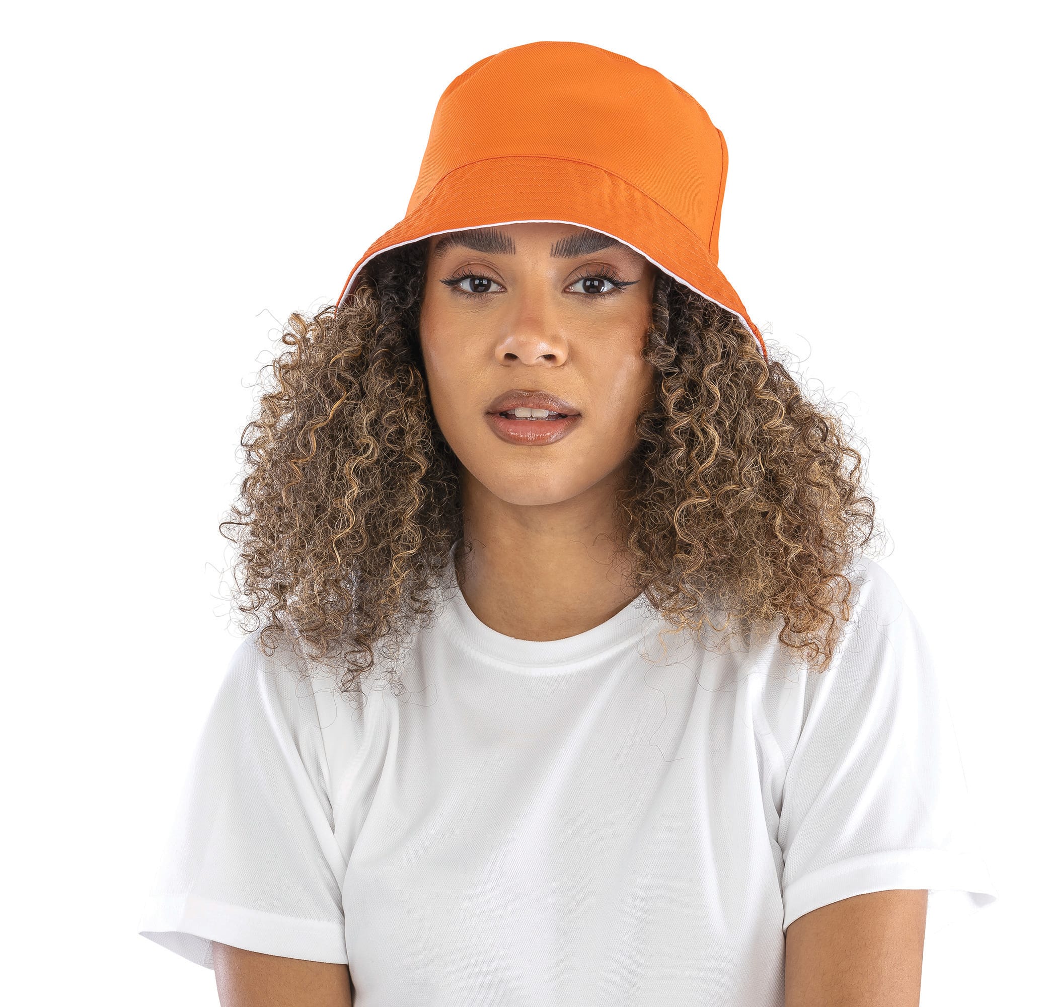 Cappello da pescatore reversibile in twill di poliestere riciclato | RC985X