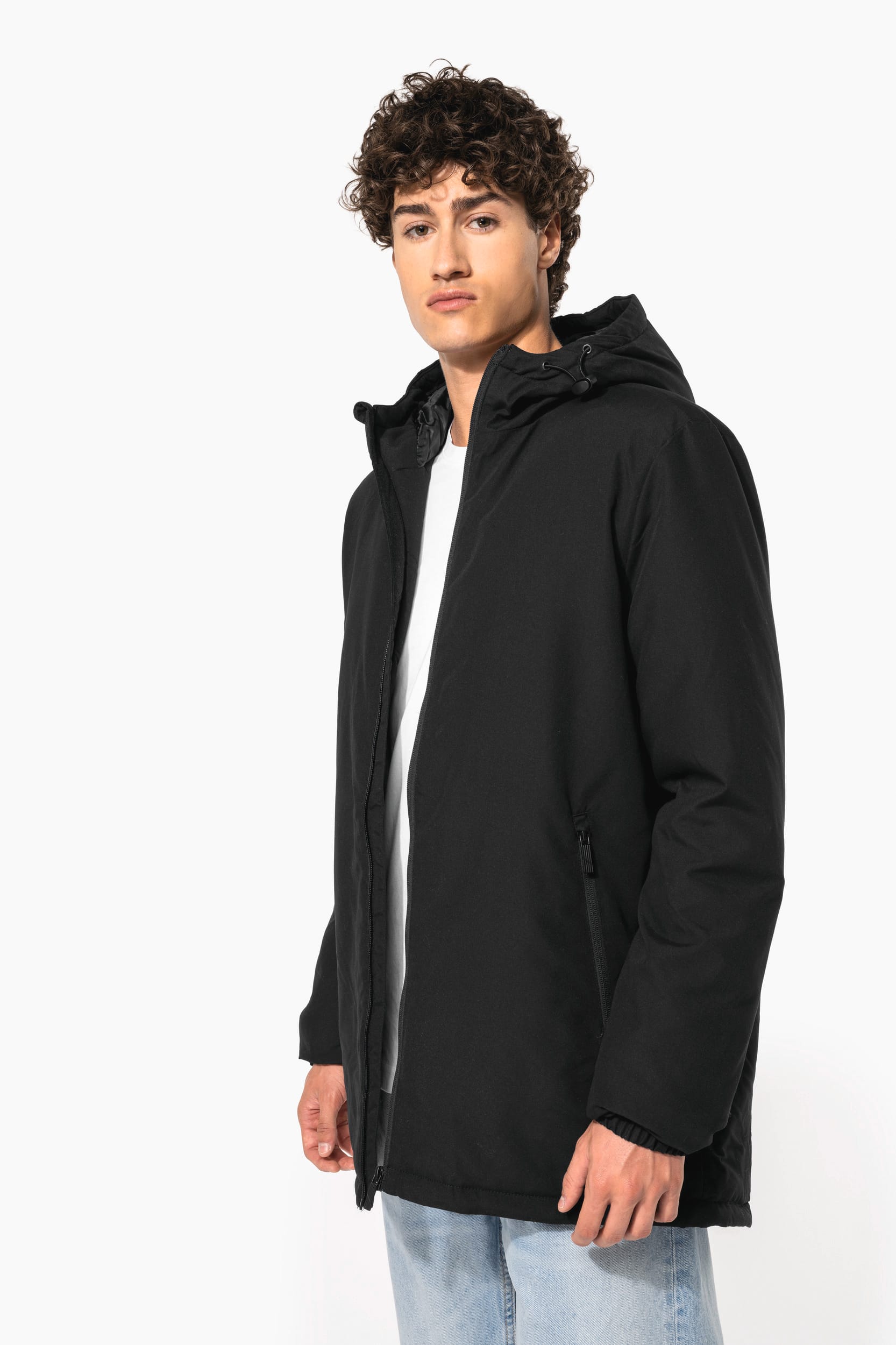 Parka unisex con capucha reciclada - K6152