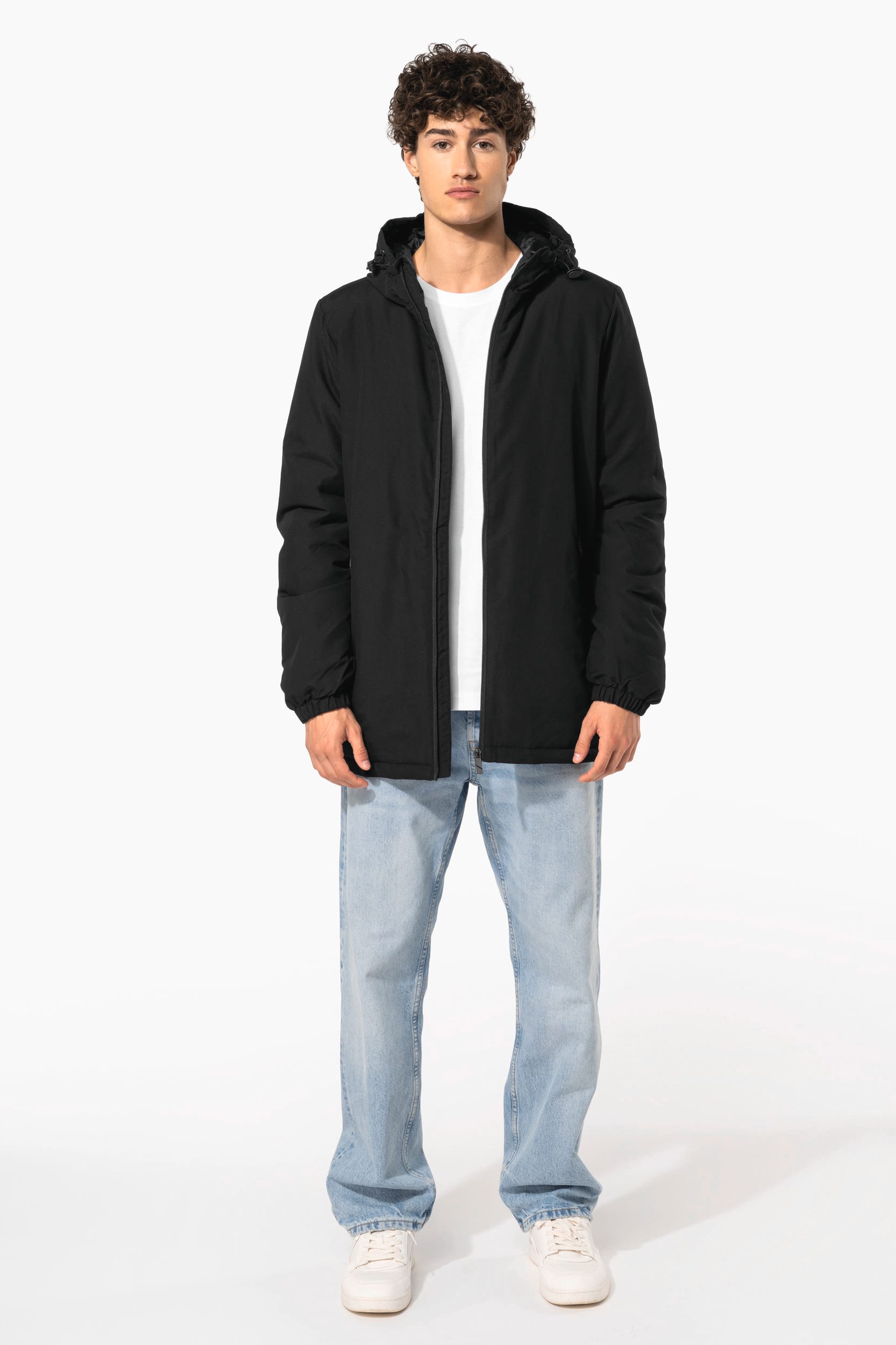 Parka unisex con capucha reciclada - K6152