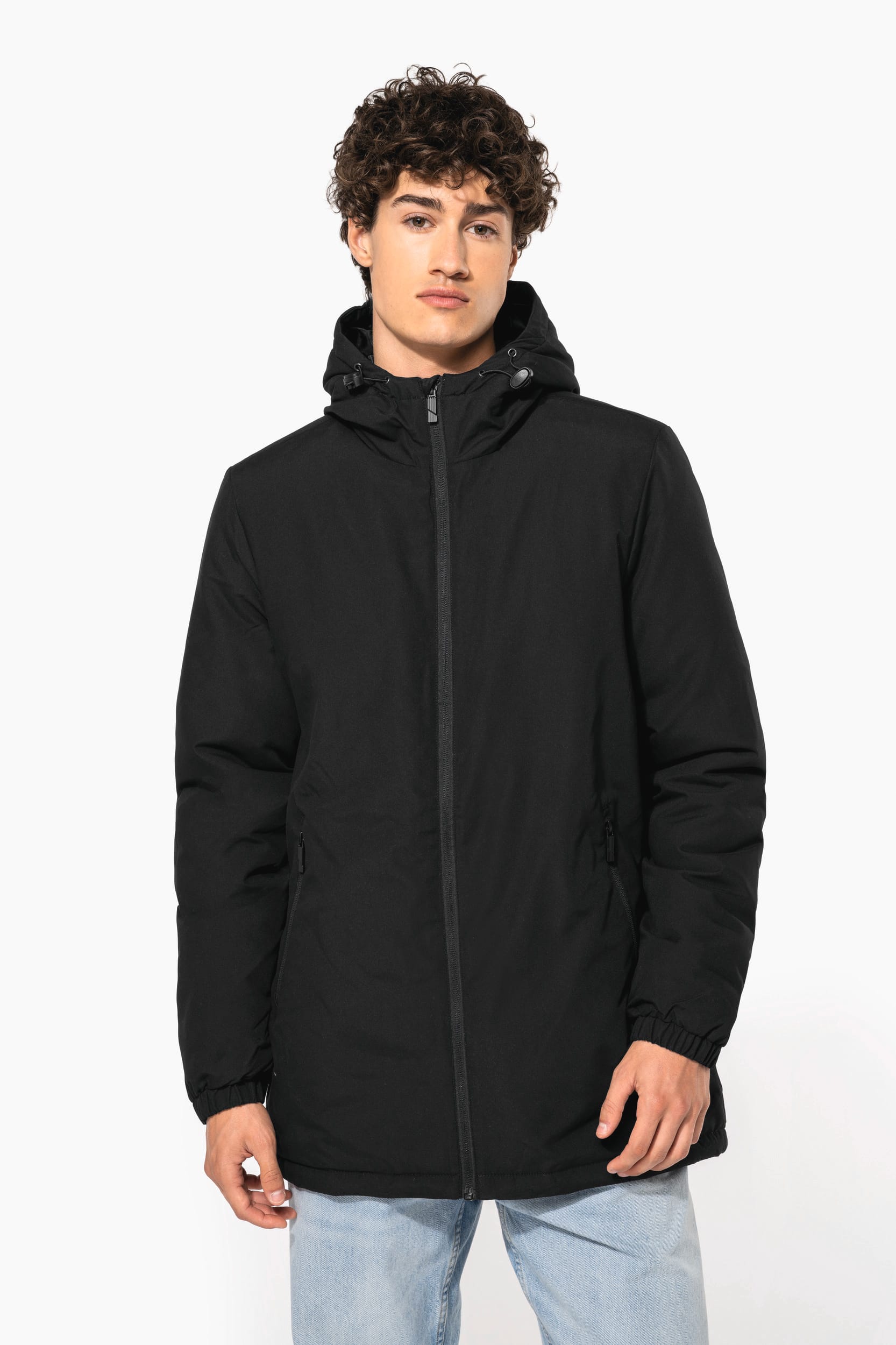 Parka unisex con capucha reciclada - K6152