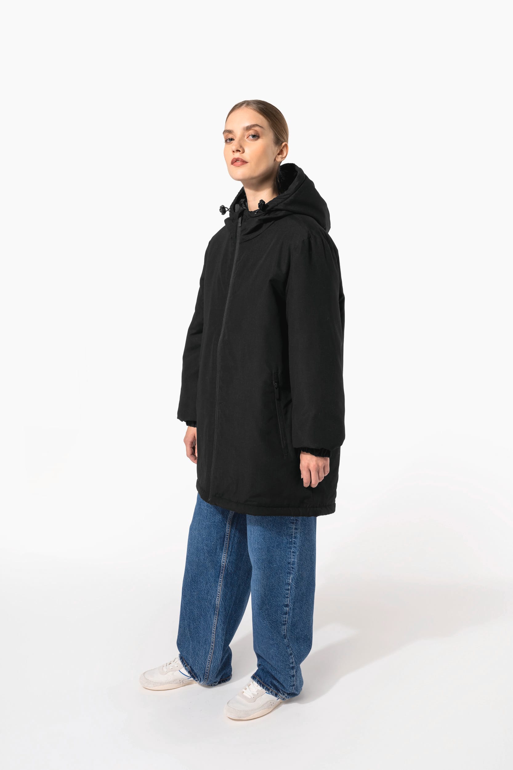 Parka unisex con capucha reciclada - K6152
