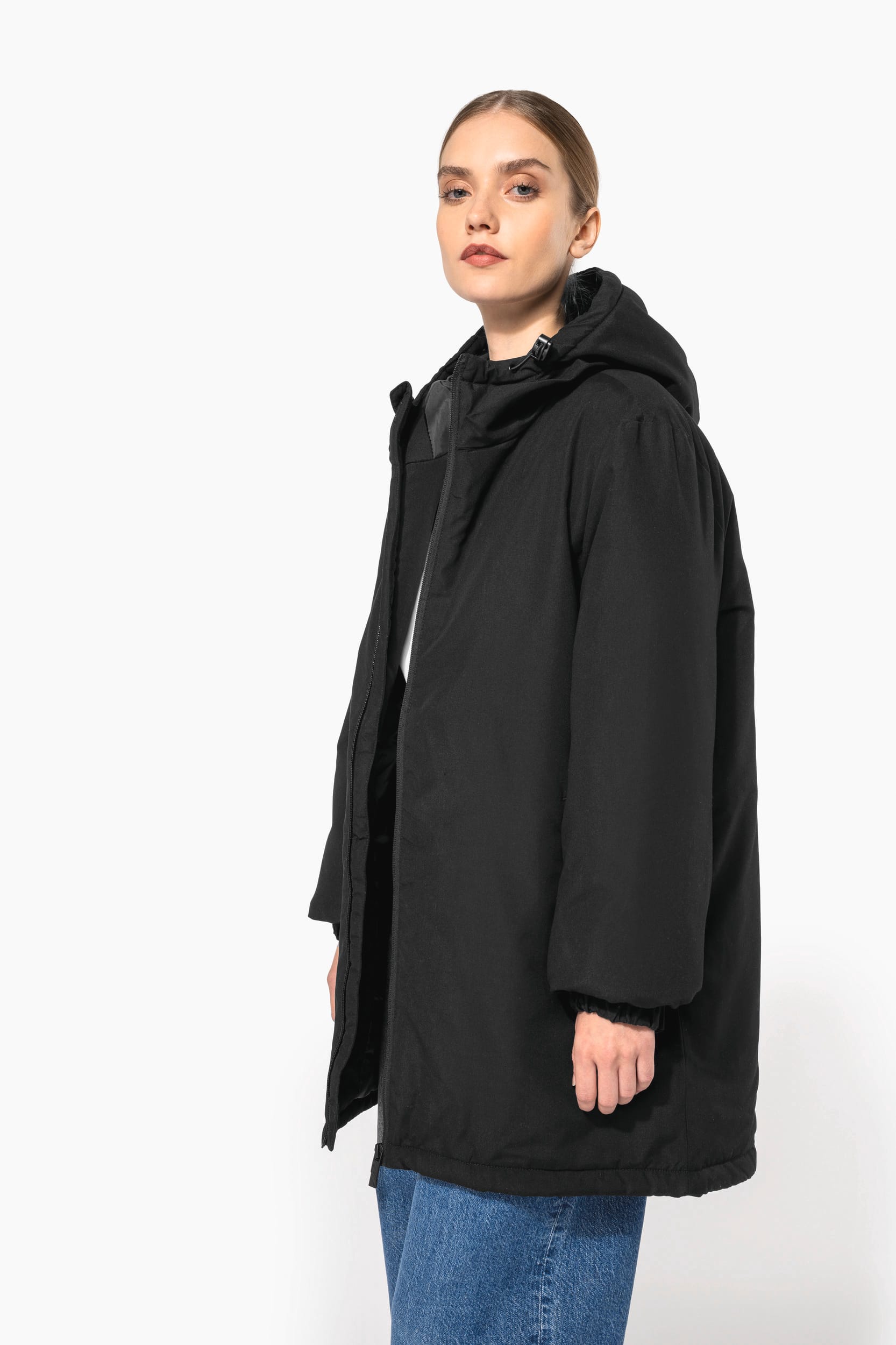 Parka unisex con capucha reciclada - K6152