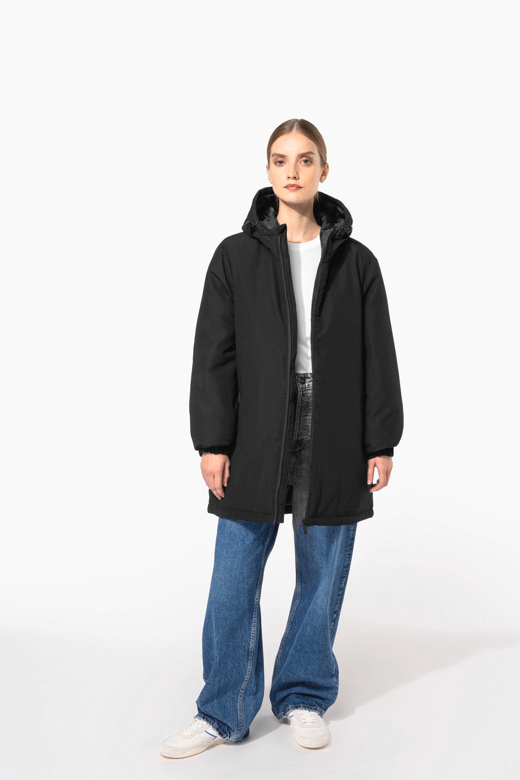 Parka unisex con capucha reciclada - K6152