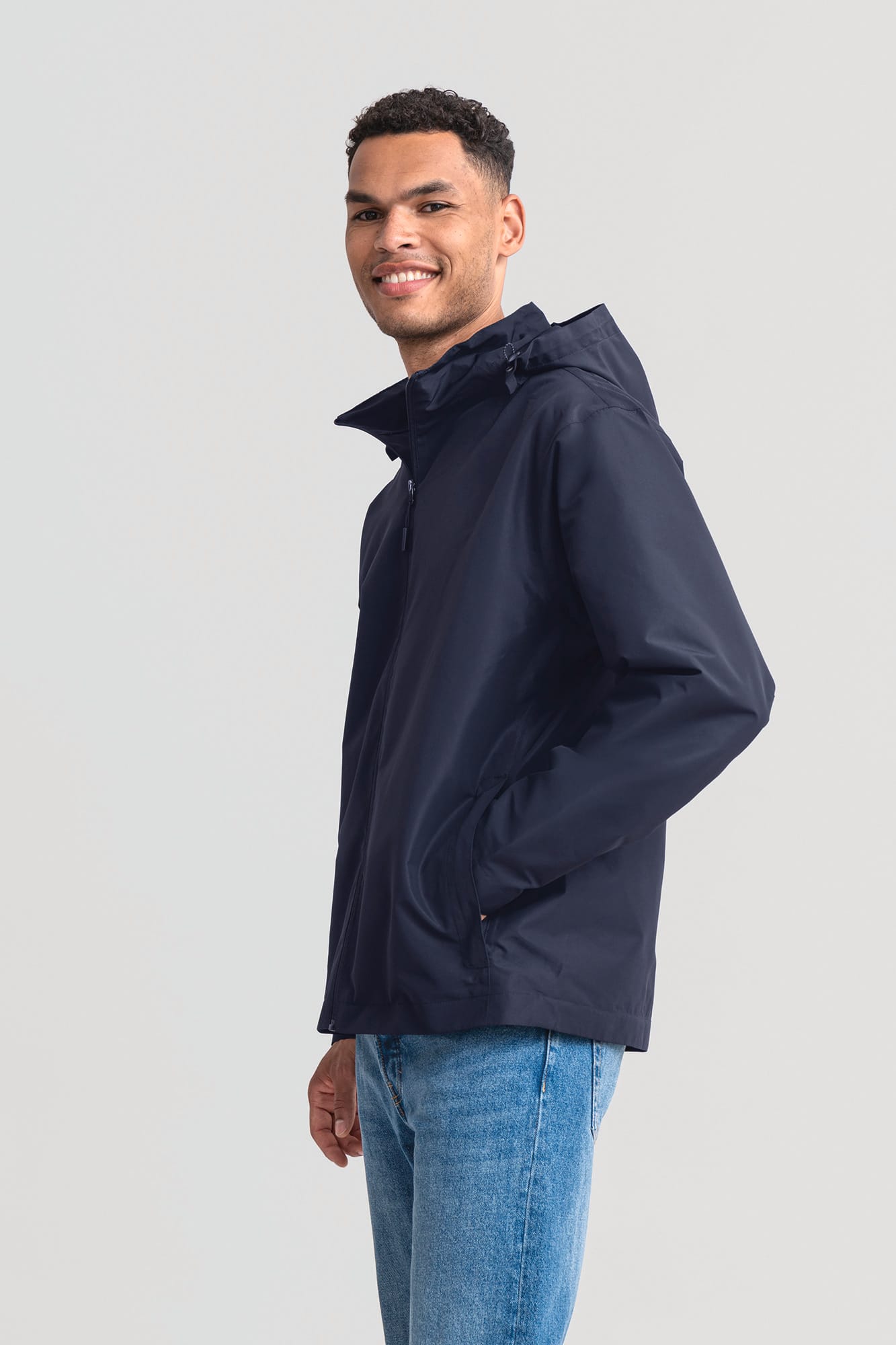 Chaqueta exterior impermeable de poliéster reciclado | RU416M