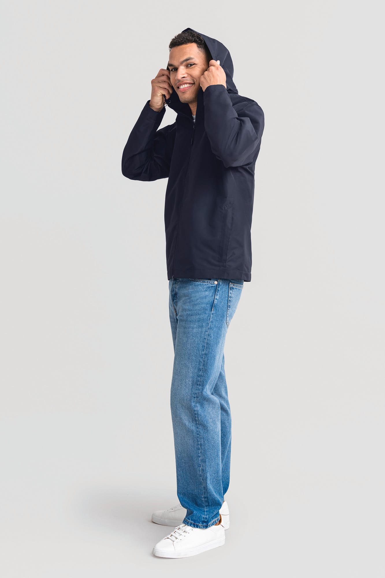 Chaqueta exterior impermeable de poliéster reciclado | RU416M