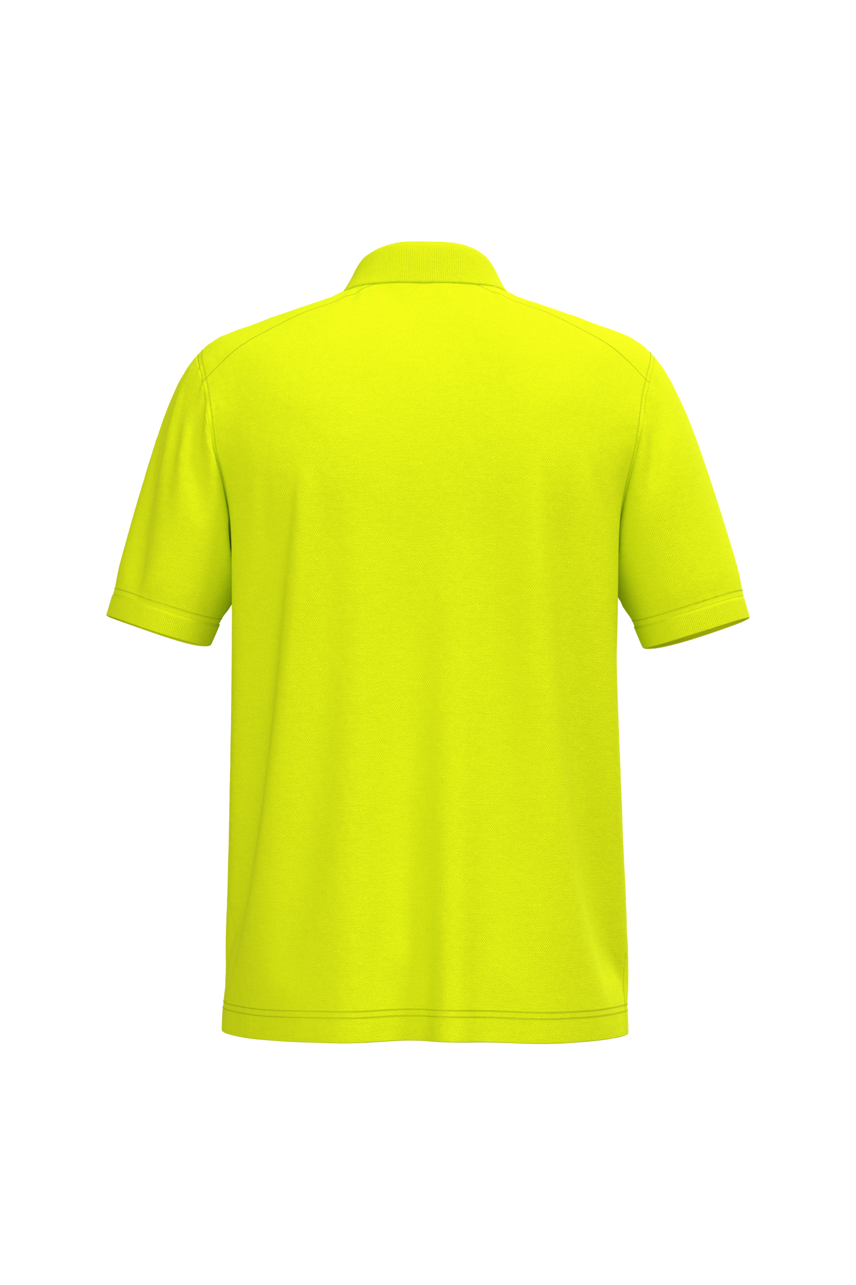 Polo fluorescent unisexe en coton et polyester recyclé | WK208