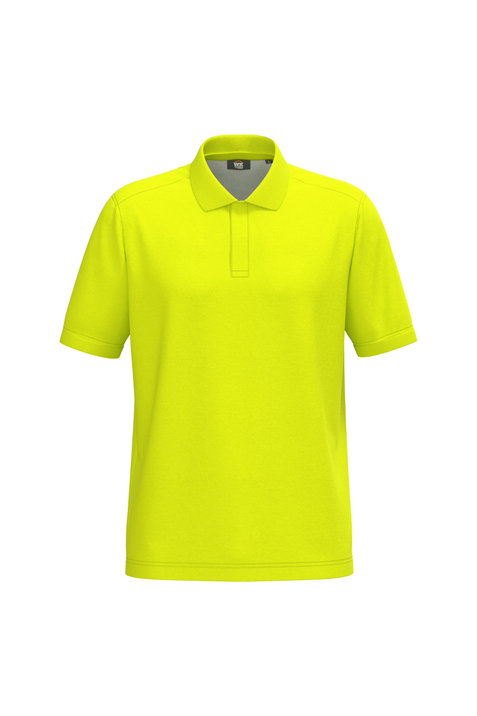 Polo fluorescent unisexe en coton et polyester recyclé | WK208