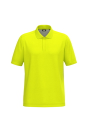 Polo fluorescent unisexe en coton et polyester recyclé | WK208