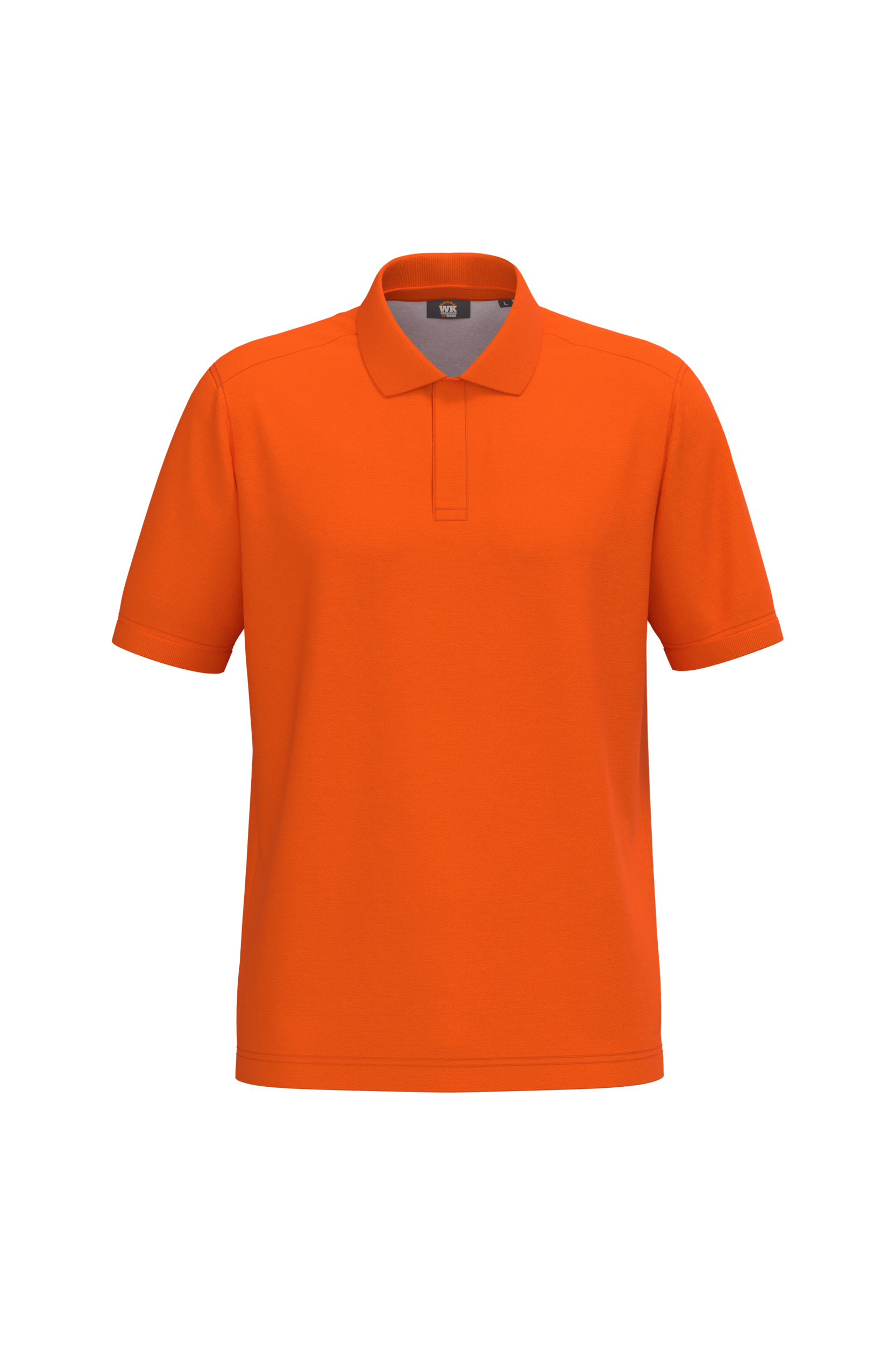 Polo fluorescent unisexe en coton et polyester recyclé | WK208
