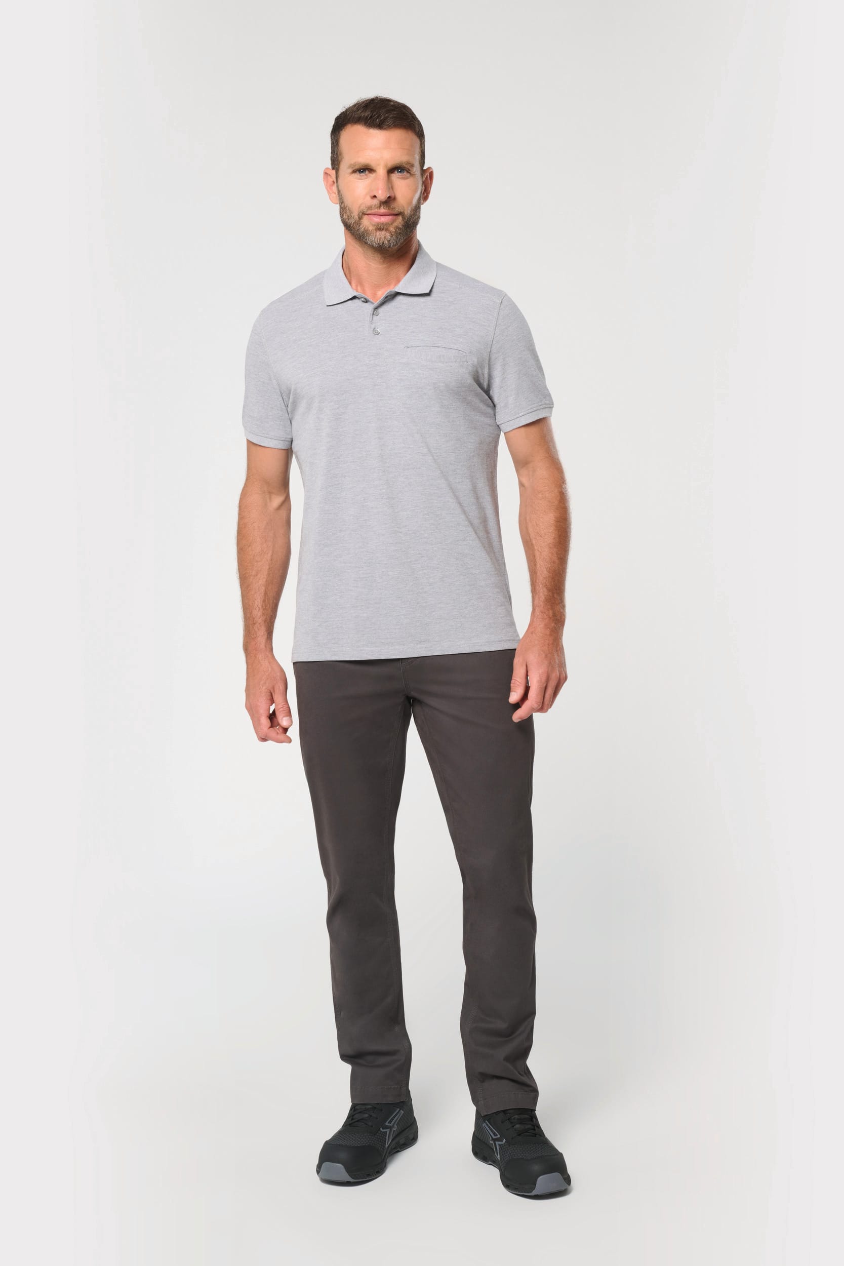 WK. Designed To Work WK206 - Unisex Eco-friendly Chest Pocket Polo Shirt