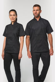WK. Designed To Work WK501 - Unisex Breathable Short Sleeve Cooking Jacket