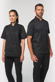 WK. Designed To Work WK500 - Unisex Classic Short Sleeve Cooking Jacket