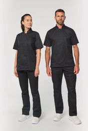 WK. Designed To Work WK500 - Unisex Classic Short Sleeve Cooking Jacket