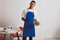 Swap & Pop Apron Without Straps in Recycled Polyester and Cotton | PR190